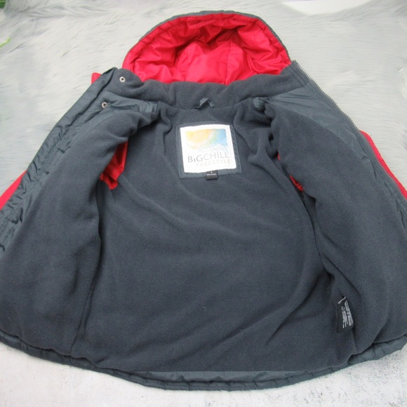 BIG CHILL Freestyle Fleece Lined Hooded Warm Winter Jacket Little Boys Small - Picture 8 of 11